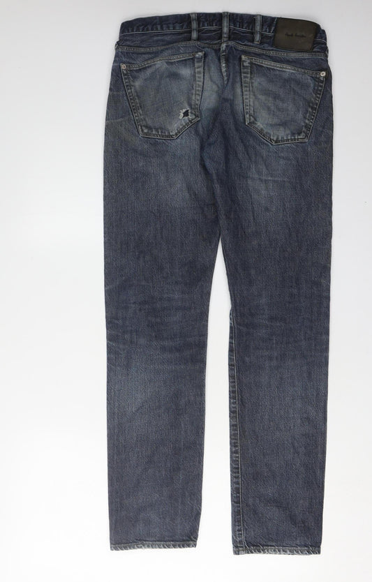Paul Smith Men's Blue Straight Jeans 30R