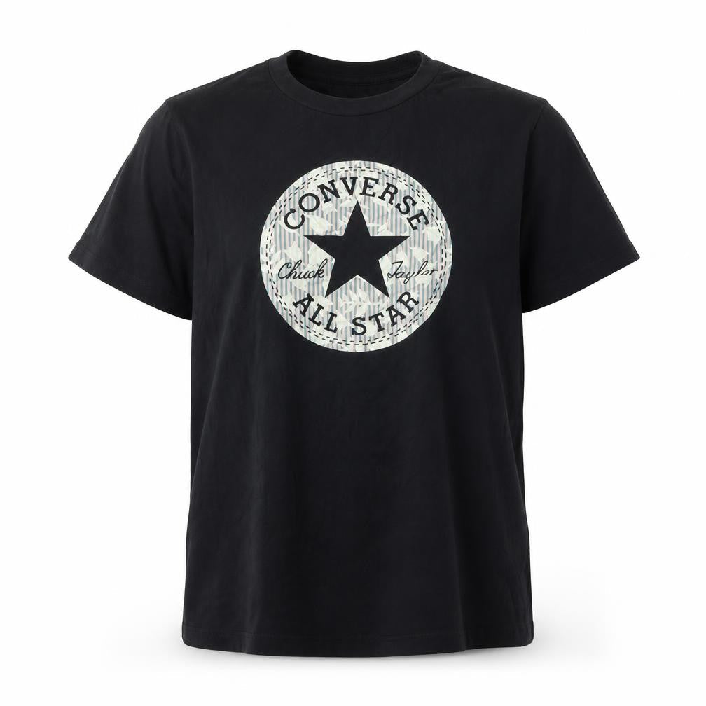 Converse Unisex Kids Black Graphic T-Shirt S