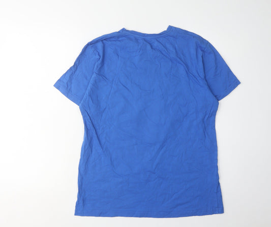 Star Wars Men's Blue Graphic T-Shirt L