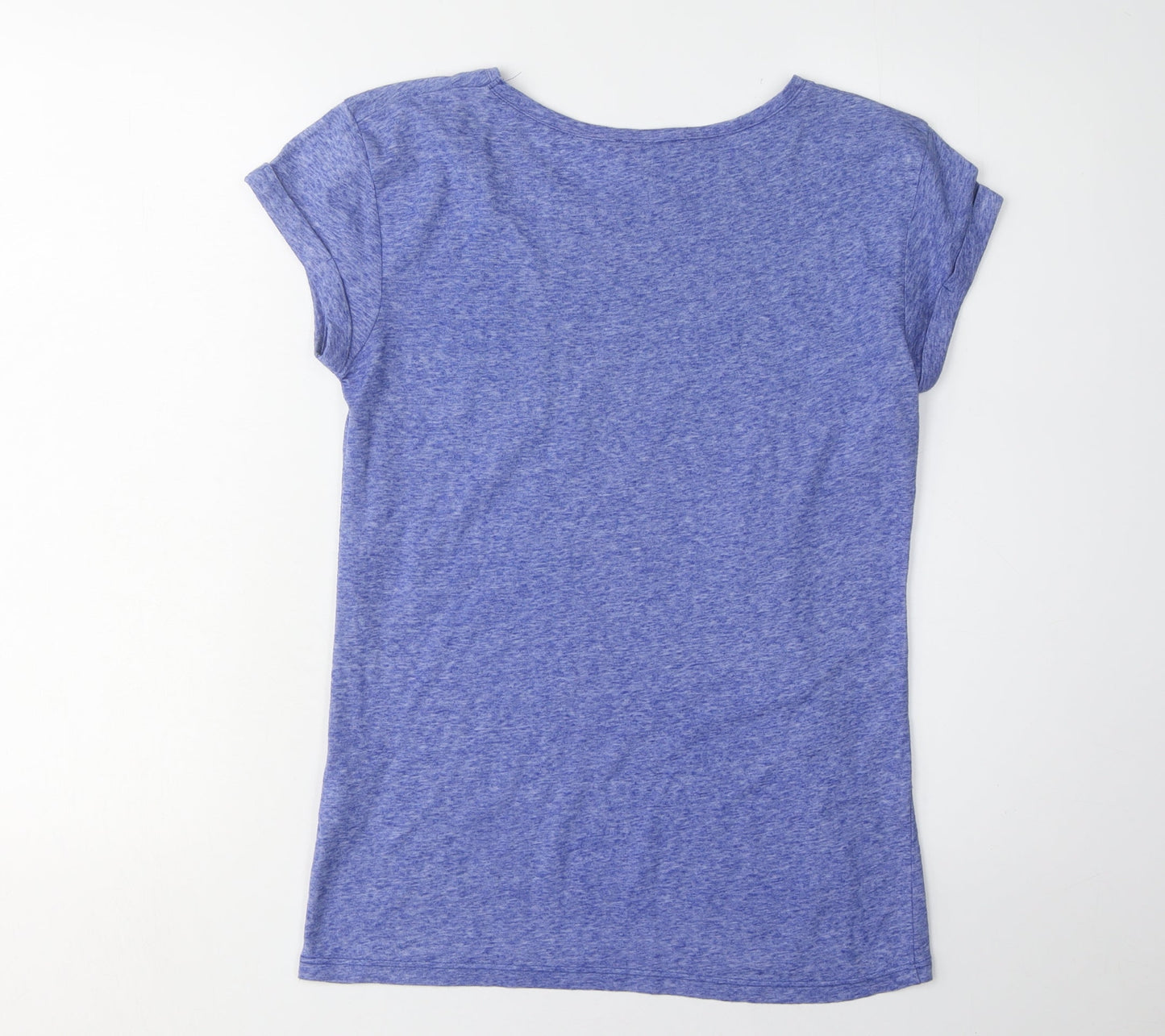 Warehouse Women's Blue Basic T-Shirt Size 6 Lightweight