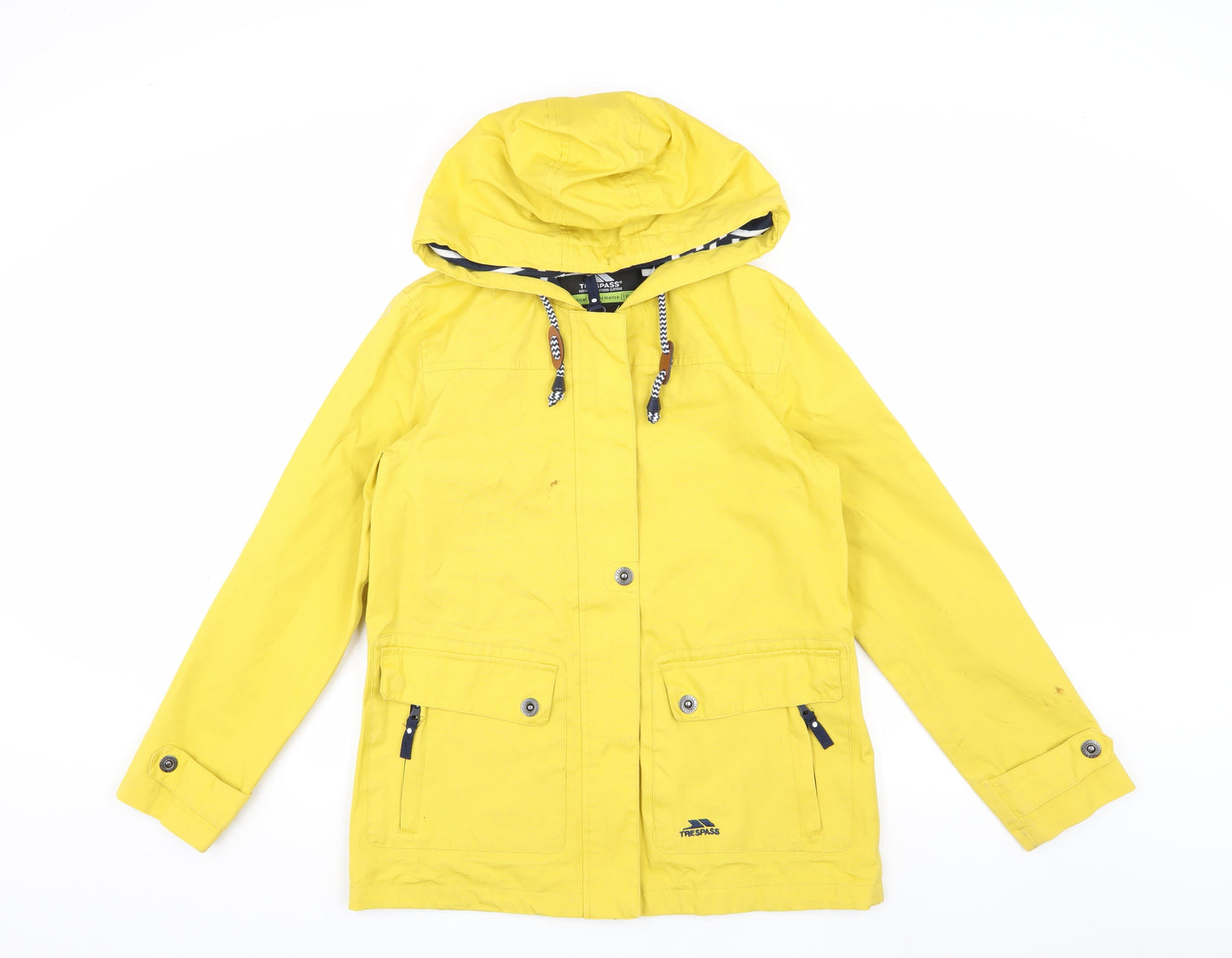 Trespass Women's Yellow Parka XS Waterproof Jacket