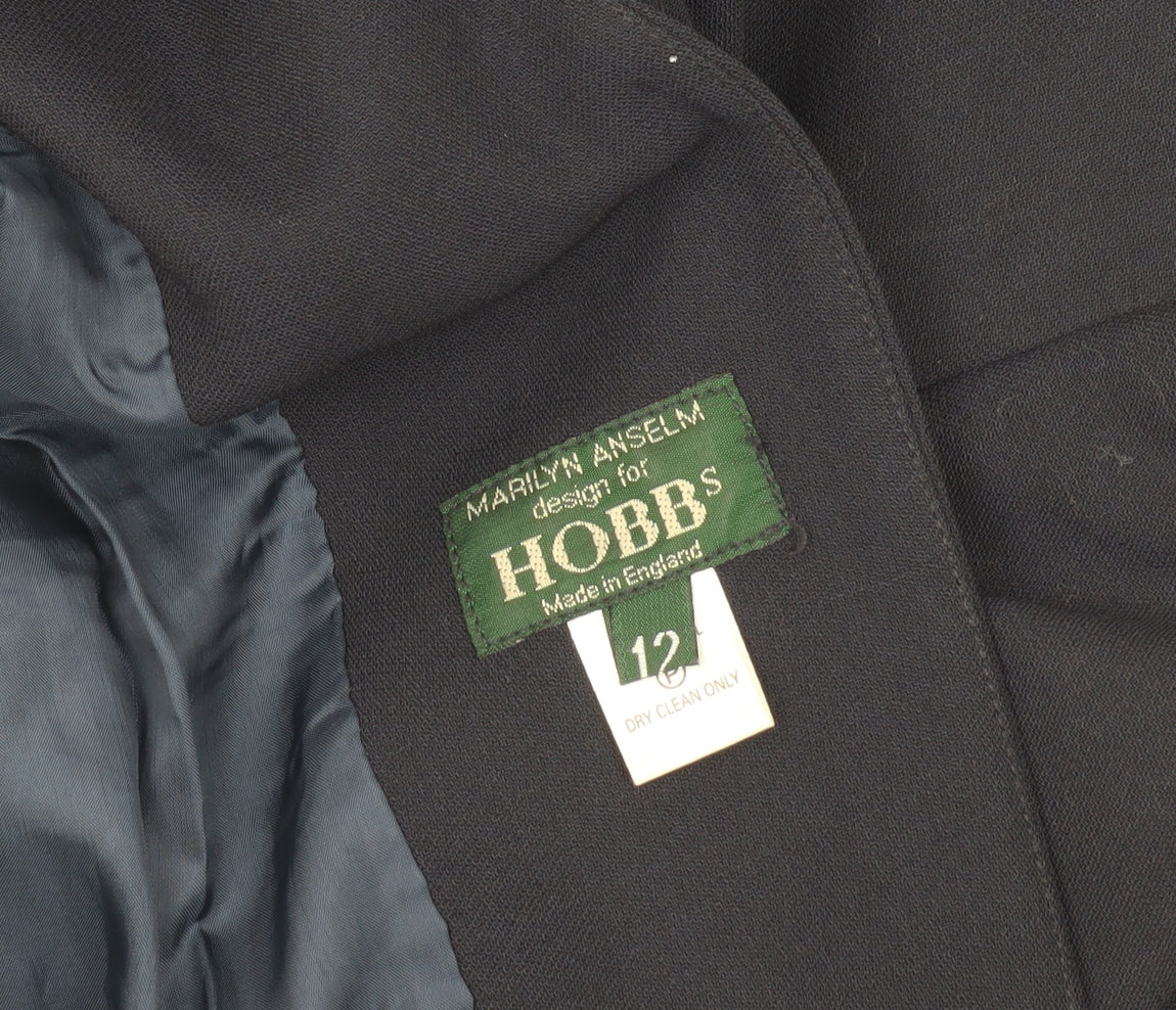 Hobbs Women's Black Tuxedo Suit Jacket Size 12