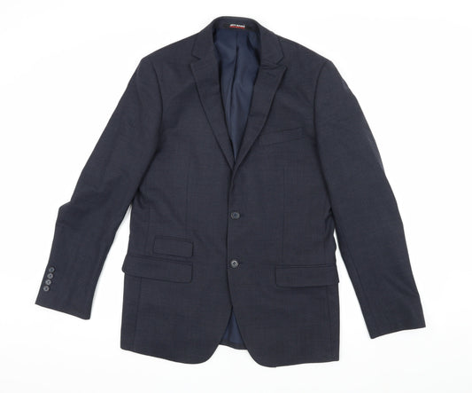 Jeff Banks Men's Blue Blazer, 38, Regular Fit, Formal