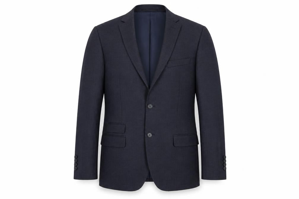 Mens 38 Chest Regular Jeff Banks Blue Two-Button Blazer