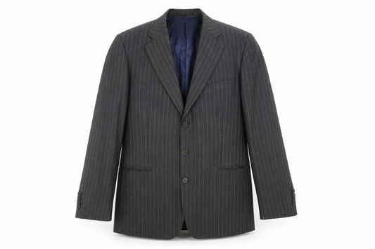 Mens 42 Chest Regular Charles Tyrwhitt Grey Three-Button Blazer