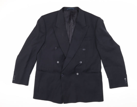 Pierre Cardin Men's Blue Wool Blazer 42 R Formal Jacket
