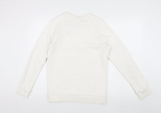 Adidas Men's White XS Pullover Sweatshirt