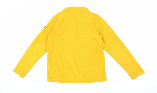 TOG24 Boys Yellow Fleece 1/2 Zip Sweatshirt 12-13 Years