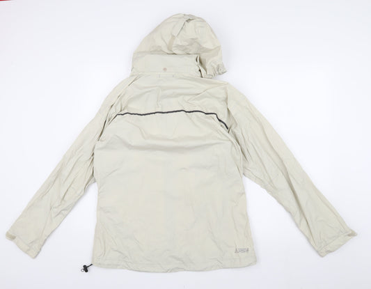 Lowe alpine Women's Beige Anorak Jacket, Size L, Hooded & Zip