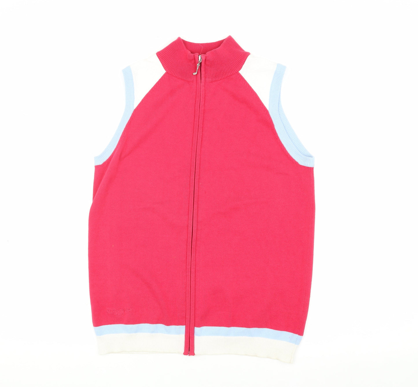 Glenmuir Women's Red Sleeveless Waistcoat S Casual