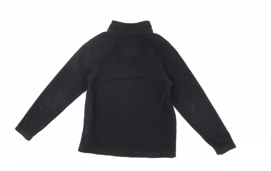 Regatta Boys Black Fleece Pullover Hoodie Age 9-10