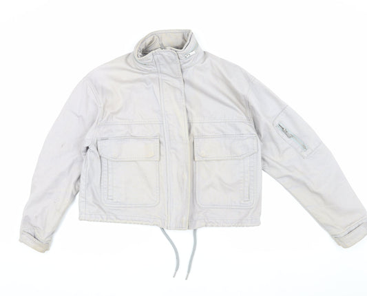 Superdry Men's Grey XS Cotton Basic Jacket