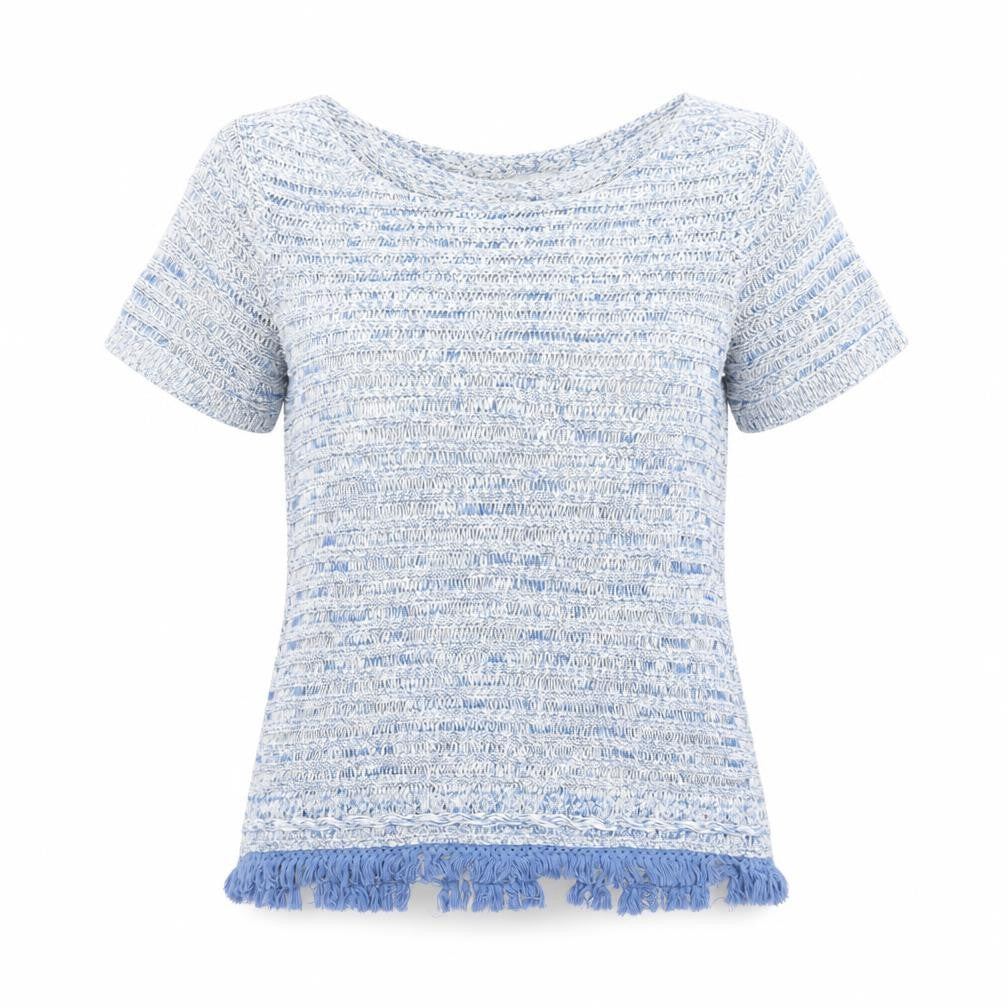 Womens UK Size 12 Laura Ashley Multicoloured Cotton Blend T-Shirt