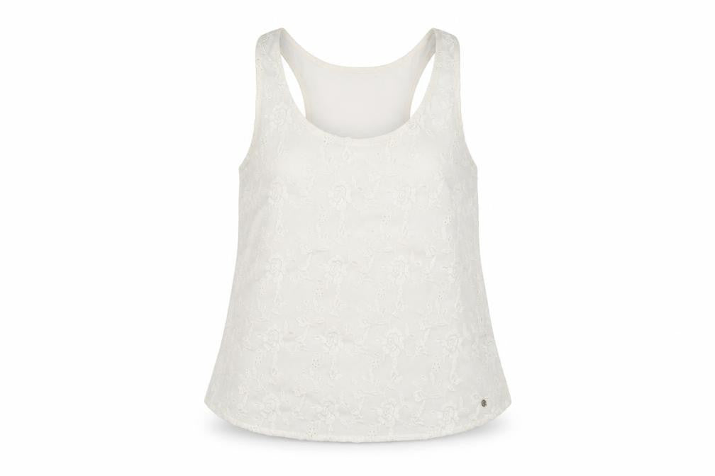 Womens UK Size S Abercrombie & Fitch White  Tank