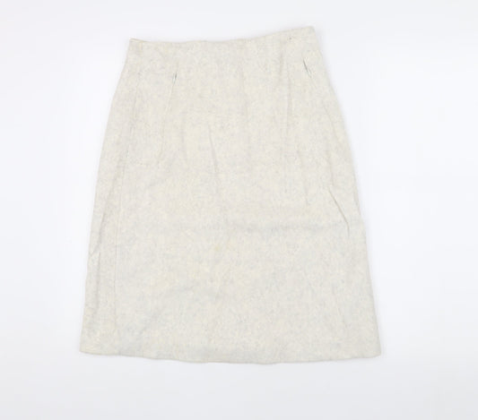 Armani Exchange Women’s Ivory Pencil Skirt - M