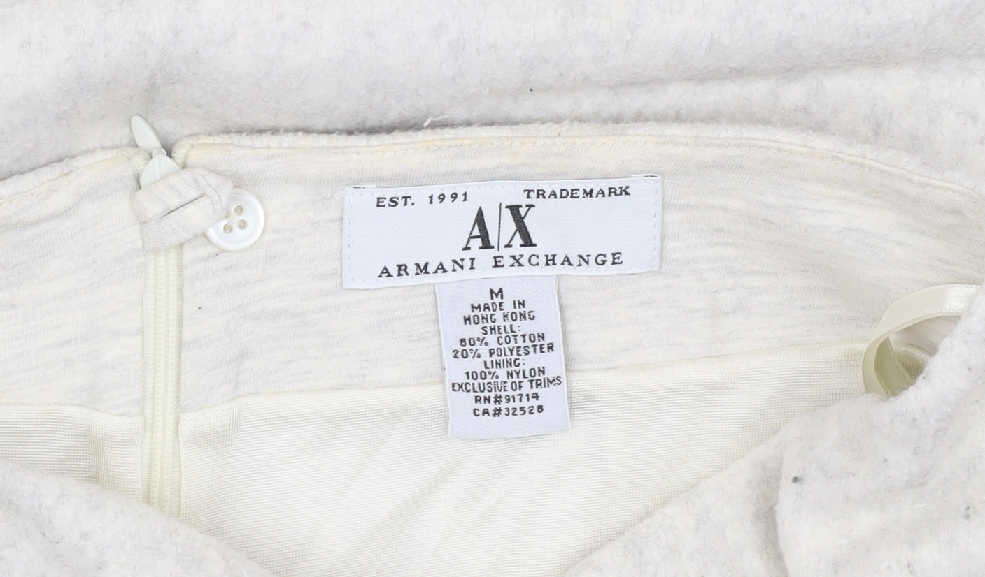 Armani Exchange Women’s Ivory Pencil Skirt - M