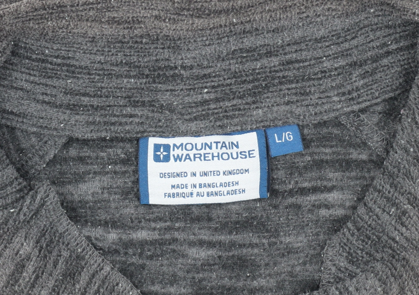 Mountain Warehouse Men's Grey Pullover in L Size