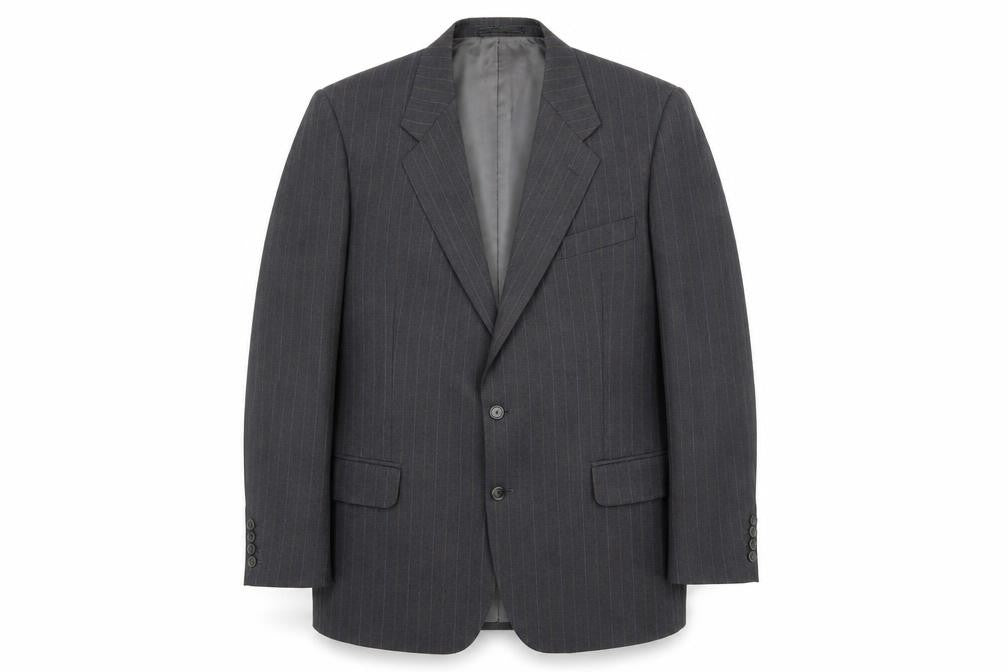 Mens 42 Chest Regular Austin Reed Grey Two-Button Blazer