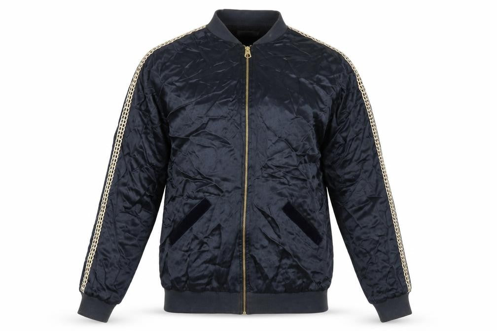 Light Before Dark Unisex Blue Bomber Jacket S