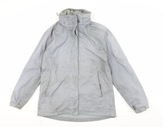 Peter Storm Women's Grey Hooded Jacket Size 12