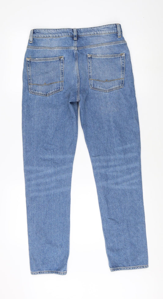 ASOS DESIGN Women’s Blue Straight Jeans, Size 30