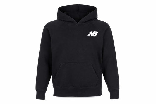 Mens UK S Regular New Balance Black Pullover Hoodie