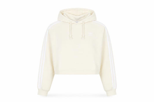 Womens UK S Regular adidas Beige Pullover Hoodie