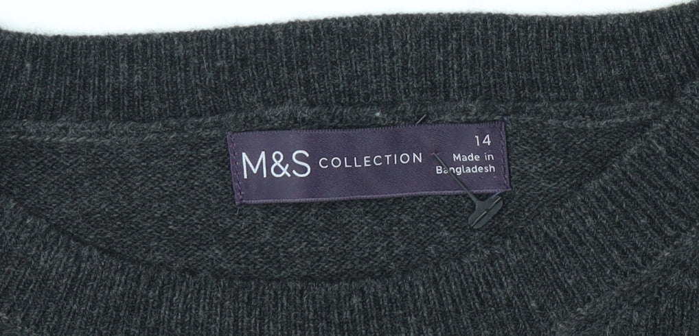 Marks and Spencer Women's Black Pullover, Size 14