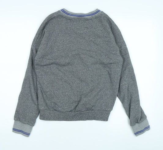 Kenzo Grey Graphic Print Unisex Sweatshirt, Size 16