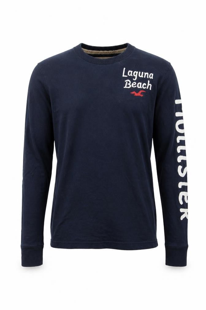 Mens UK S  Hollister Blue Pullover Sweatshirt