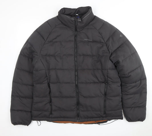 Craghoppers Men's Black Puffer Jacket L, Winter Wear