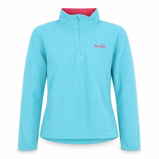 Peter Storm Girls Blue Pullover Fleece Sweatshirt 11 Years