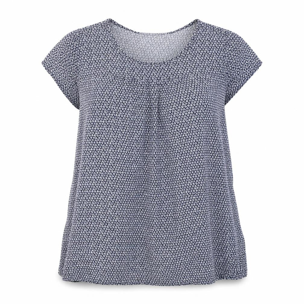JoJo Maman Bébé Women's Blue Floral Tunic Blouse, S