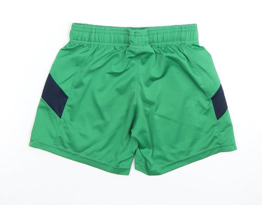 Under Armour Boys Green XS Athletic Football Shorts