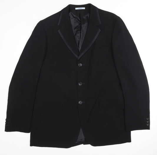 Kenzo Men's Black Suit Jacket Size UK 42