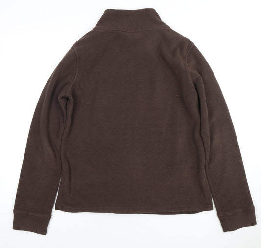 Animal Women's Brown Embroidered Sweatshirt Size 12