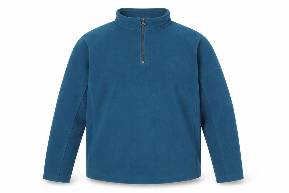Mens UK L Regular Craghoppers Blue 1/2 Zip Sweatshirt