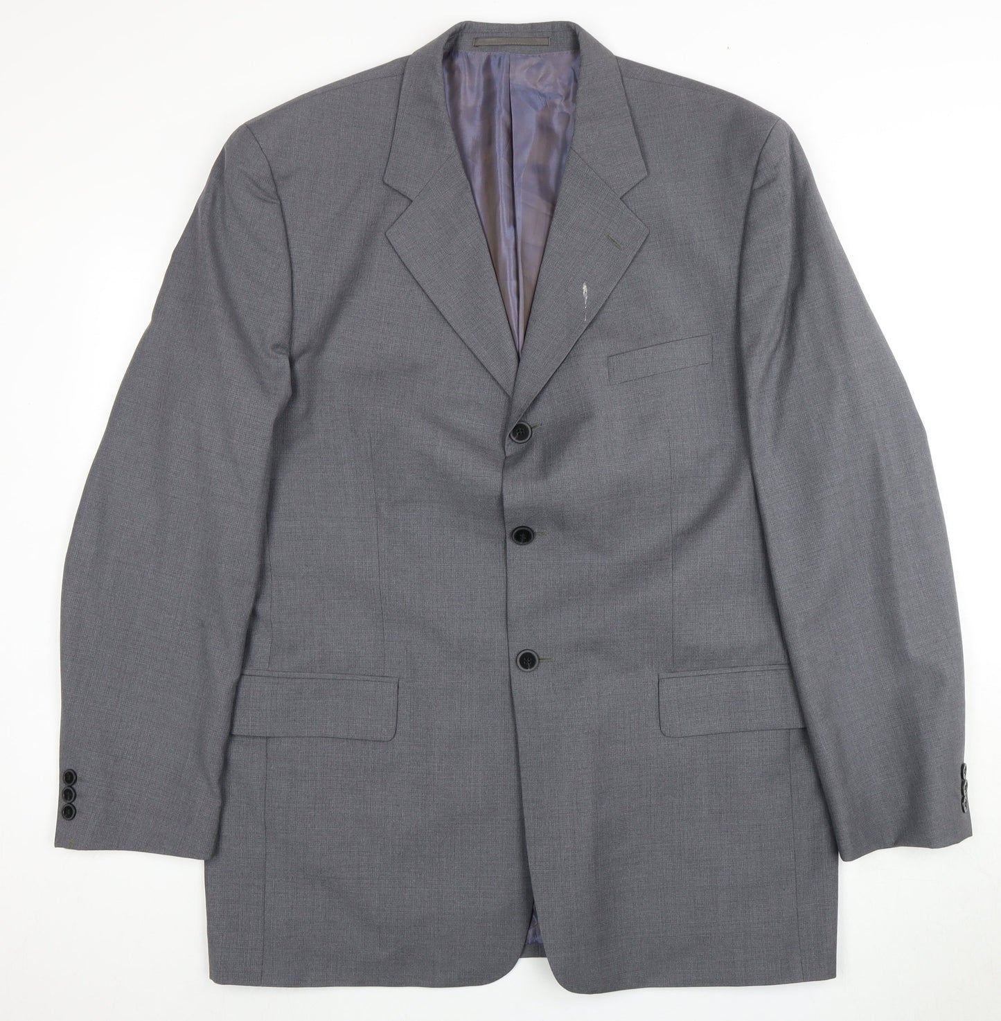 Pierre Cardin Men's Grey Blazer, 44L, Formal Jacket