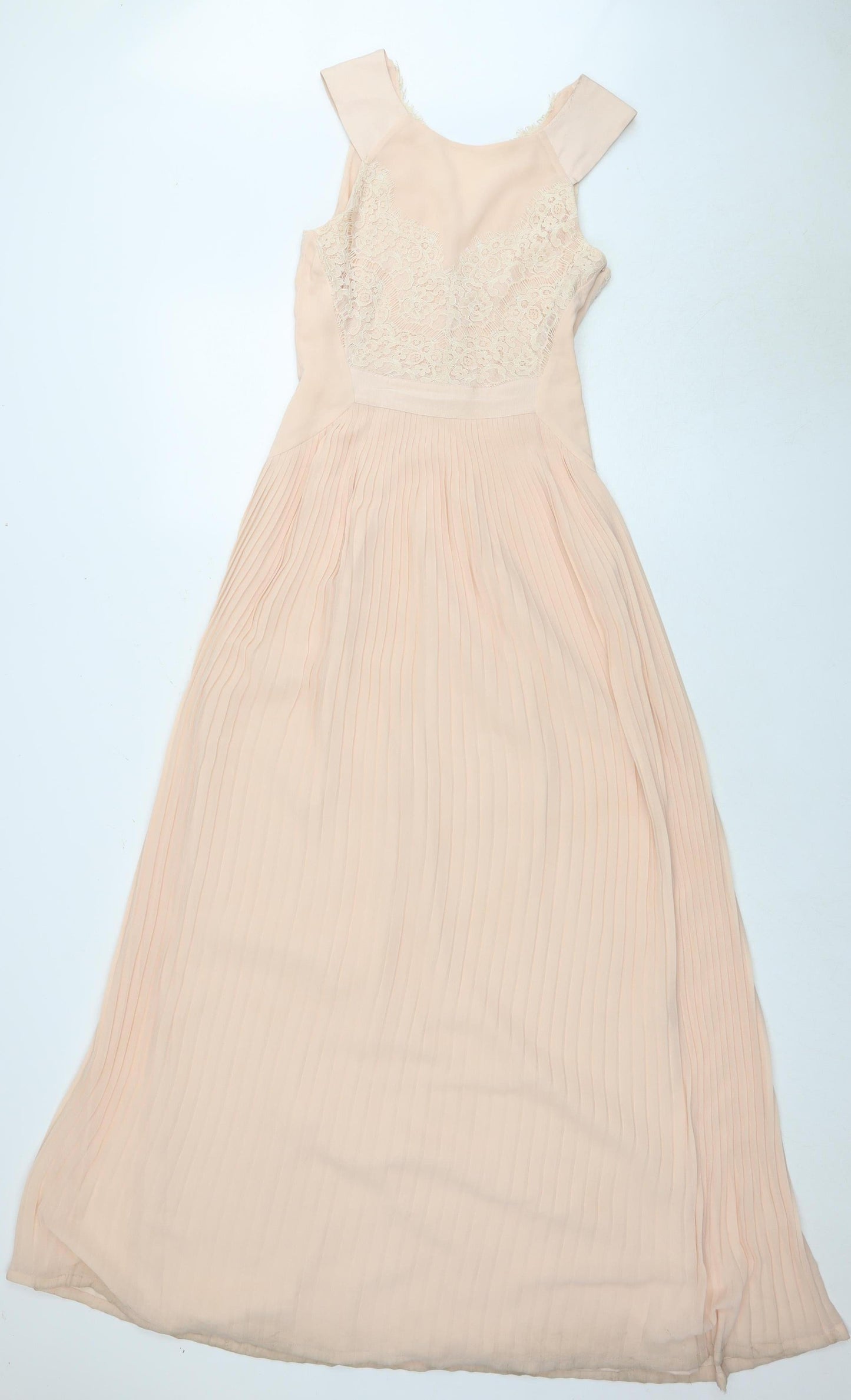Ted Baker Women's Pink Lace Dress Size 10
