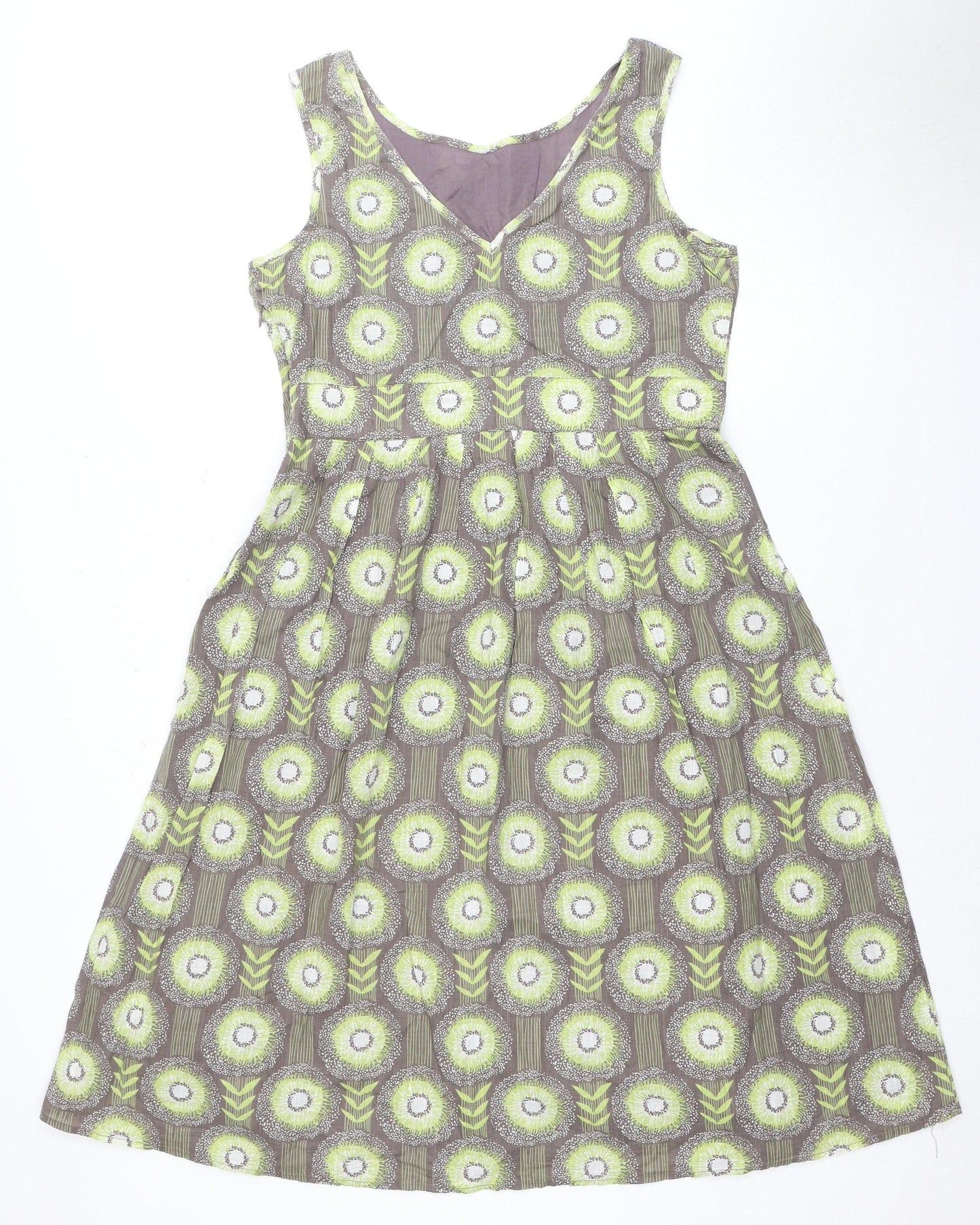 Seasalt Women's Multicoloured A-Line Dress, Size 12