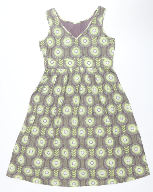 Seasalt Women's Multicoloured A-Line Dress, Size 12
