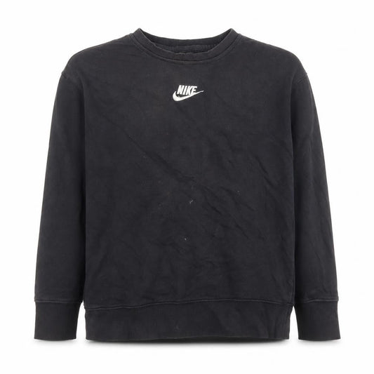 Nike Boys Black Pullover Sweatshirt L Casual Sportswear