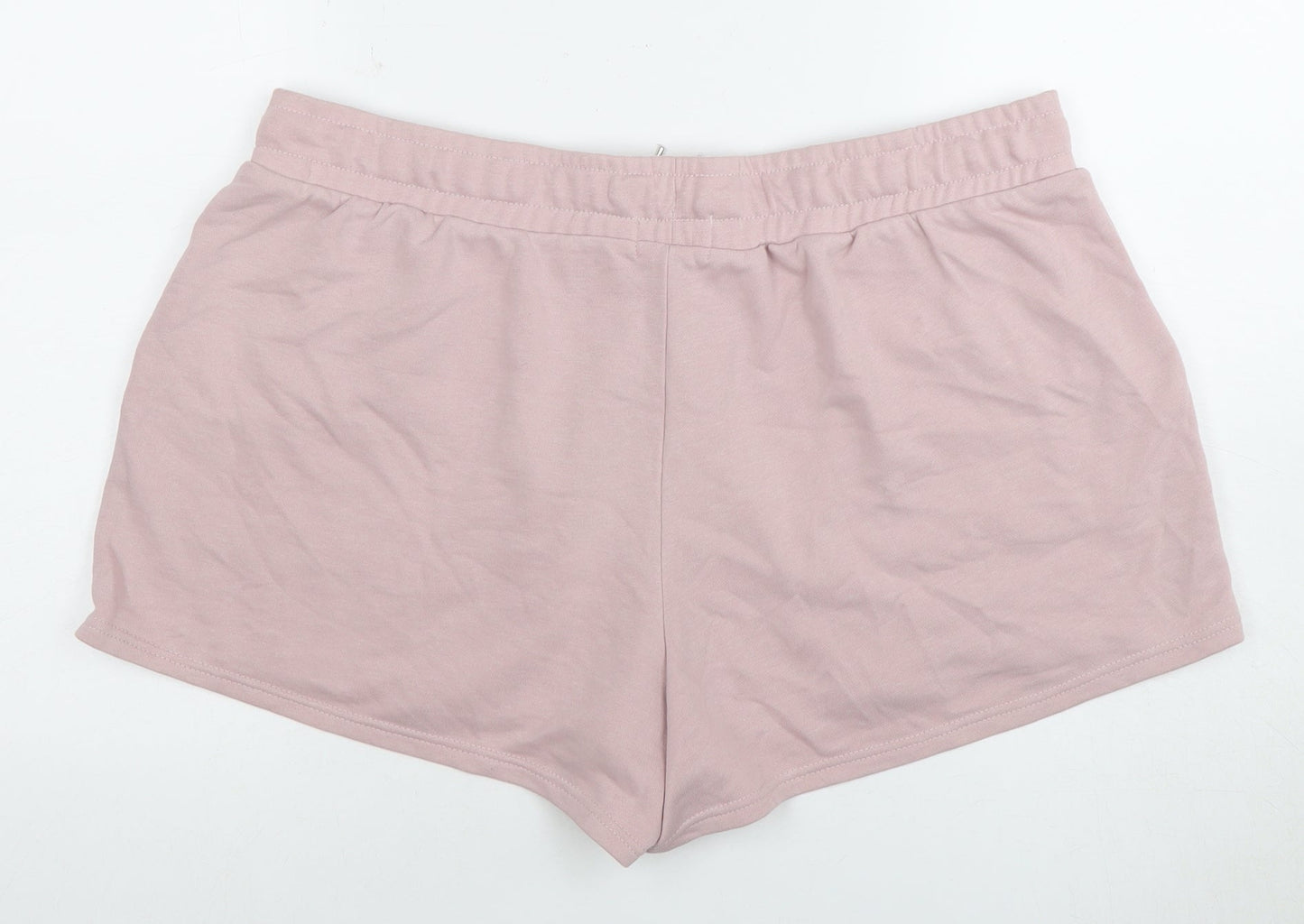 Jeff Banks Women's Pink Drawstring Shorts Size 18