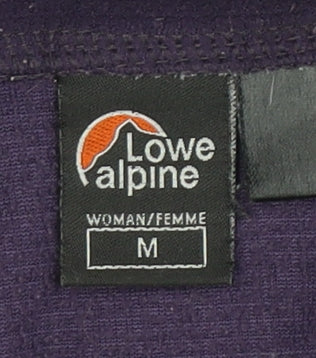 Lowe Alpine Women's Purple 1/4 Zip Pullover M