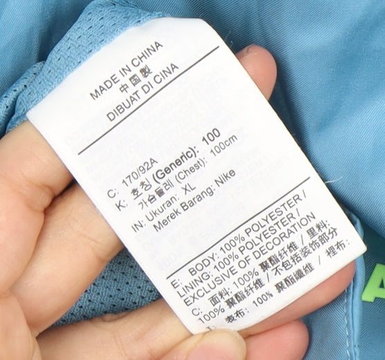 Nike Men's Blue XL Windbreaker Jacket