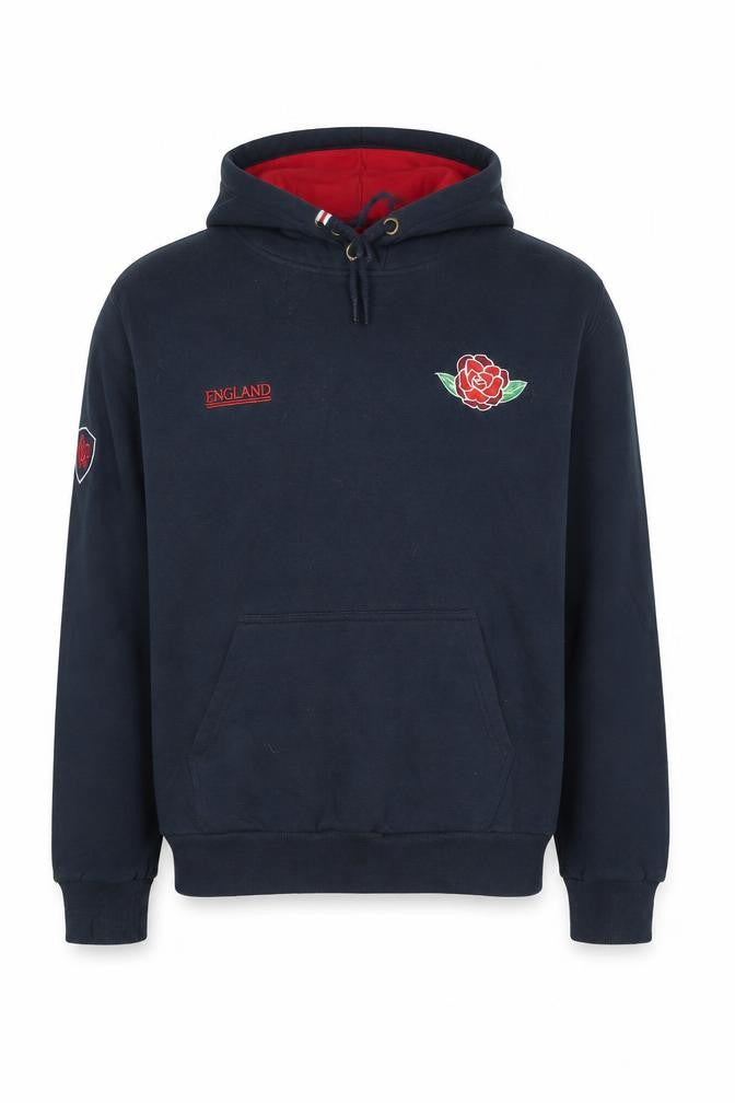 Mens UK L Regular England Blue Pullover Hoodie