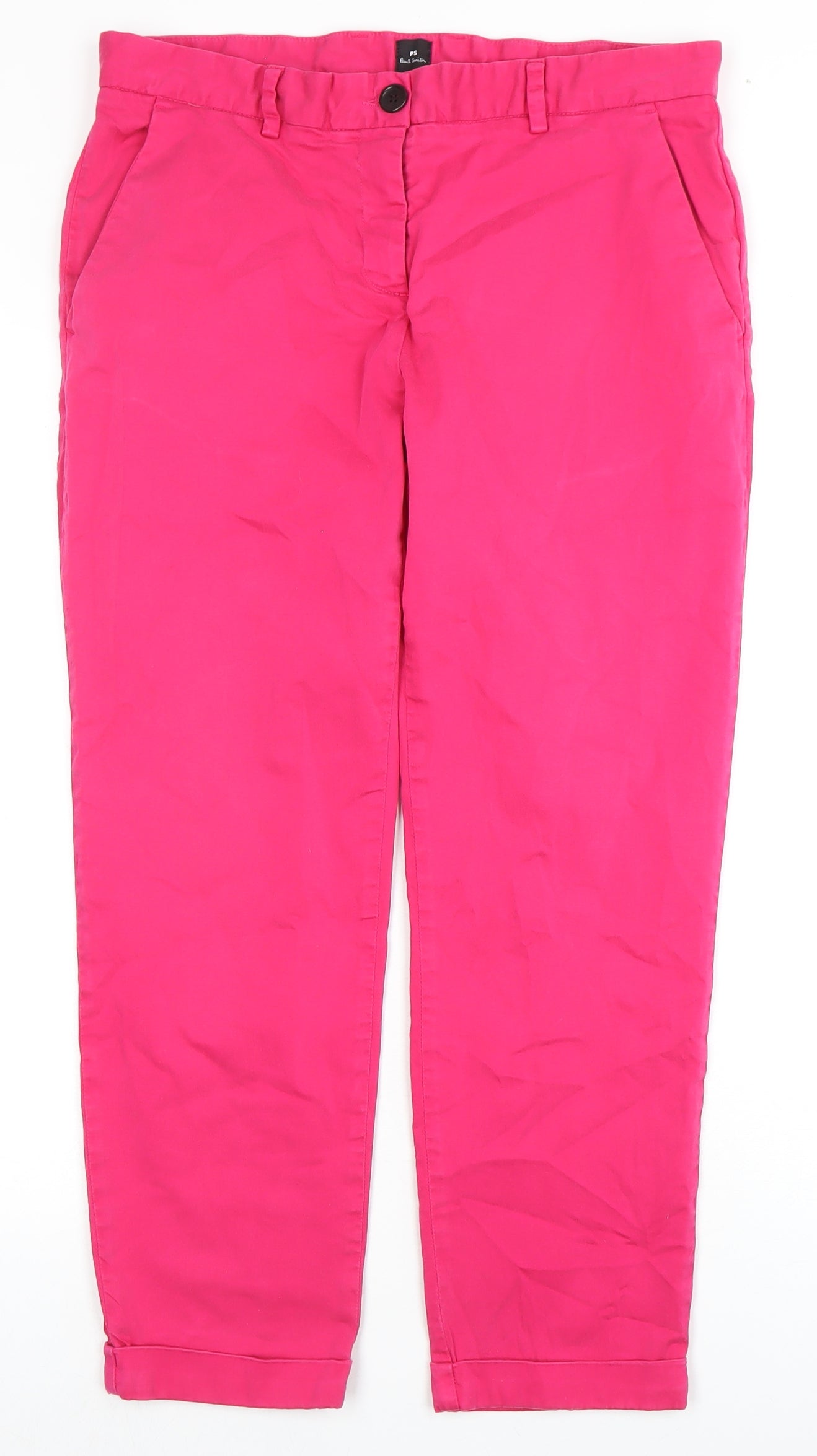 Paul Smith Women's Pink Chino Trousers Size 18