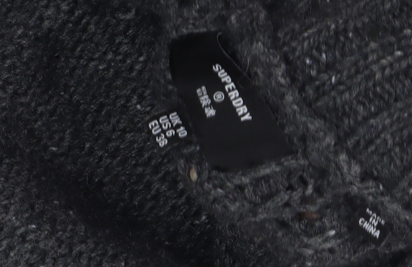 Superdry Women's Grey Roll Neck Pullover Jumper Size 10