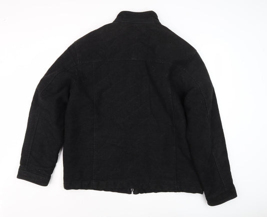 Next Men's Black Basic Jacket Size L