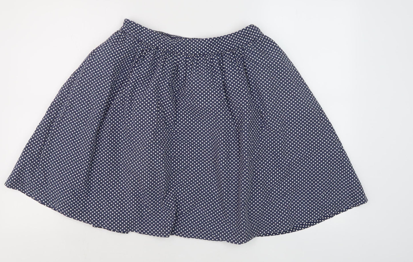 Boden Women's Blue A-Line Polka Dot Skirt Size 12